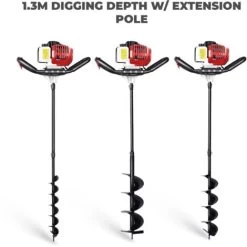 BU-KO 52CC 2-Stroke Petrol Earth Auger -Elegant Store 85811854 3