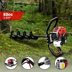 BU-KO 52CC 2-Stroke Petrol Earth Auger -Elegant Store 85811854 5