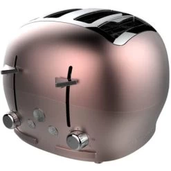 The Funky Appliance Company 1.7 Litre Kettle And 4 Slice Toaster Set Rose Gold Pink -Elegant Store 87185757 3
