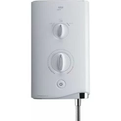 Mira Sport Thermostatic Electric Shower 9.0kW White & Chrome -Elegant Store 8756500 3