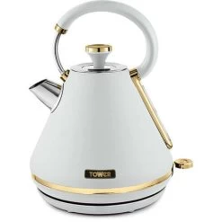 Tower Cavaletto Pyramid Kettle And 4 Slice Toaster Set Optic White 6 Tower Cavaletto Pyramid Kettle And 4 Slice Toaster Set Optic White -Elegant Store 87568718 3