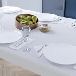 Medina 6 Seater Dining Table MDF Wood, 150 X 90 Cm, White 7 Medina 6 Seater Dining Table MDF Wood, 150 X 90 Cm, White -Elegant Store 91415858 3