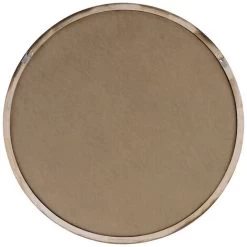 Morley Round Wood Wall Mirror 80 X 80 Cm Dark Rustic Oak -Elegant Store 92105606 4