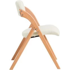SoBuy Folding Chair Wooden Padded Folding Kitchen Dining Chair Office Chair Desk Chair,FST92-W 8 SoBuy Folding Chair Wooden Padded Folding Kitchen Dining Chair Office Chair Desk Chair,FST92-W -Elegant Store 98032292 4